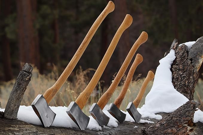 1844 Helko Werk Germany Classic Pathfinder Hatchet - Made in Germany Camping, Bushcraft, Survival, Backpacking, Small Lightweight Hatchet - Head 1.25 lbs, Handle 15 in. (Pathfinder) #11438