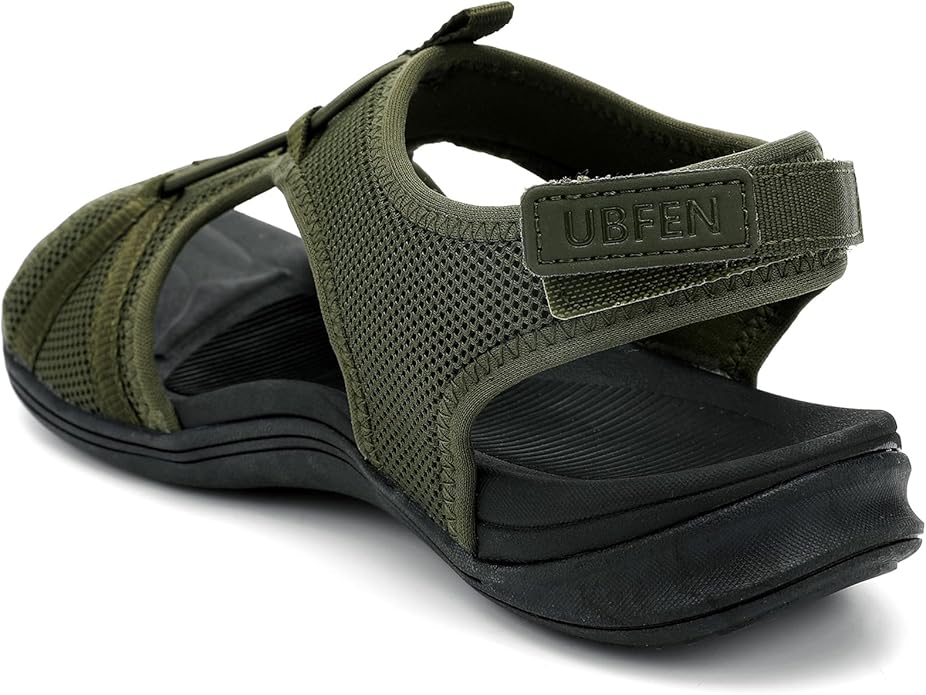 UBFEN Womens Hiking Sandals Comfortable Walking Sandals Summer Sport Breathable Arch Support