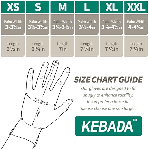 Kebada W1 Safety Work Gloves, PU Coated Touch Screen Work Gloves with Grip, Bulk Pack Working Gloves for Warehouse, Construction, Gardening and Mechanic Use, Black, 50 Pairs, Large