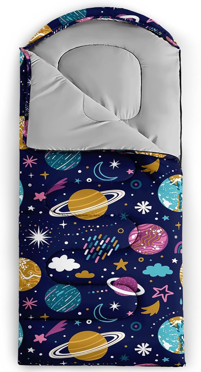 Print sleeping bag,sleeping bags,Outdoor Camping Sleeping Bag,Suitable For Children Boys And Girls Portable,Waterproof,Compact And Lightweight,Great For Outdoor Camping,Backpacking And Hiking