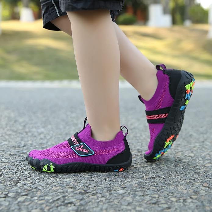 UBFEN Water Shoes for Kids Boys Girls Aqua Socks Barefoot Beach Sports Swim Pool Quick Dry Lightweight Toddler Little Big Kid