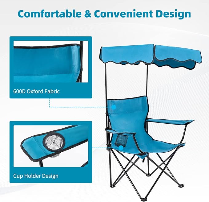 Homcosan Portable Camping Chair