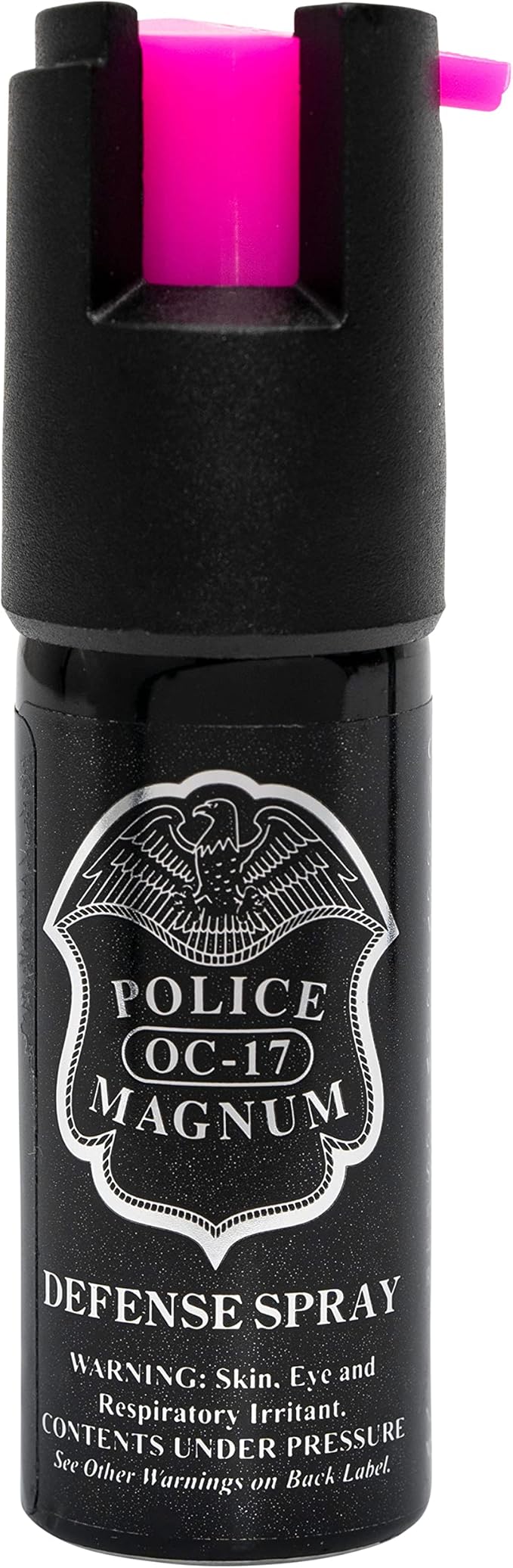 POLICE MAGNUM Mini Pepper Spray Self Defense Canisters- Max Heat Strength- Small & Discreet - Made in The USA (10 Pack 1/2oz Twist Lock)