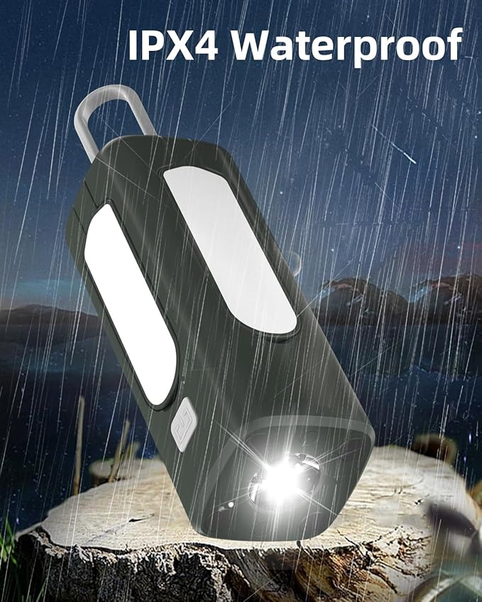 Rechargeable LED Camping Lantern - Waterproof Tent Light with 8 Modes, Portable Flashlight for Camping, Emergency, Hiking, Fishing