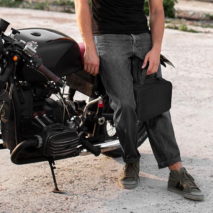 Battery Tender Junior 12V 750mA Charger Carrying Case - Waterproof Battery Charger Protective Storage Holder Organizer with Accessory Pocket