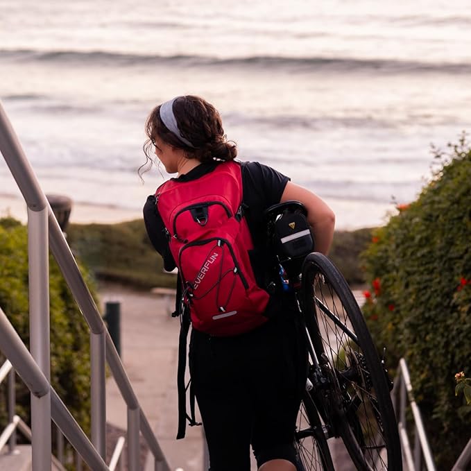 Everfun Hydration Backpack 18L with Water Bladder 2L/3L Hiking Water Backpack Women Men Hydration Pack Insulated Lightweight Day Hydropack with Storage for Hiking, Biking, Running, Festival