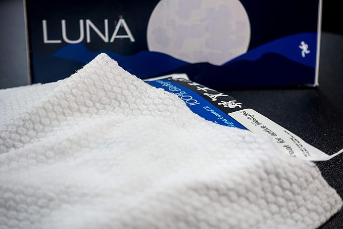 XL Wet Wipe Cleansing Body Wipes All Natural - 10 Pack Individual Pouches - Gentle & Unscented - No Rinse Bathing and Shower Wipe - Great for After Workout, Camping, Travel, Yoga, Gym