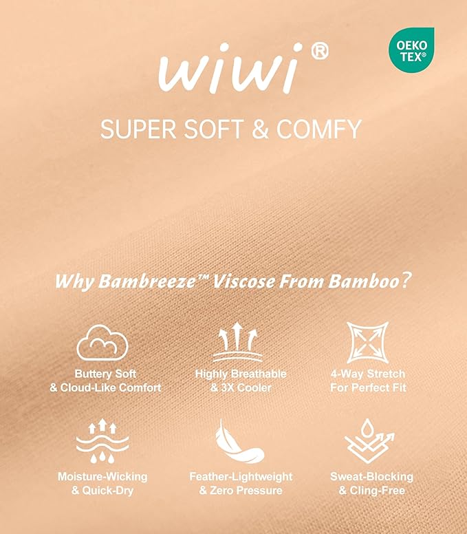 WiWi Soft Viscose from Bamboo Underwear for Women Thermal Long Johns Sets Super Warm Base Layer Top Pants Pajamas Set S-3X