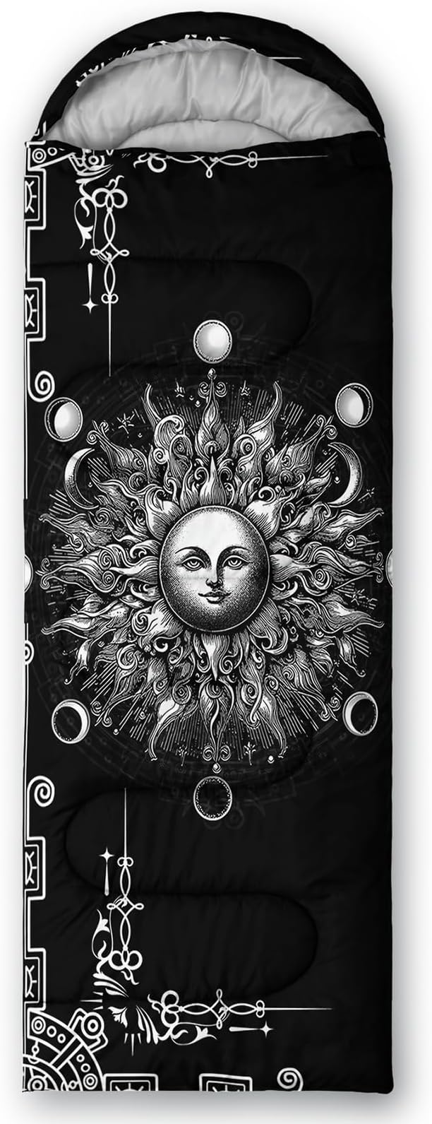 AILONEN Pink Lovely Rabbit Sleeping Bag for Girls Kids Adults,Warm and Cool Weather,Lightweight,Waterproof Backpacking,Cartoon Flowers Printed Bunny Sleeping Bag for Camping