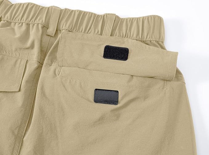 YSENTO Women's Hiking Pants Lightweight Stretch Quick Drying UPF 50 Camping Travel Work Cargo Pants 6 Pockets