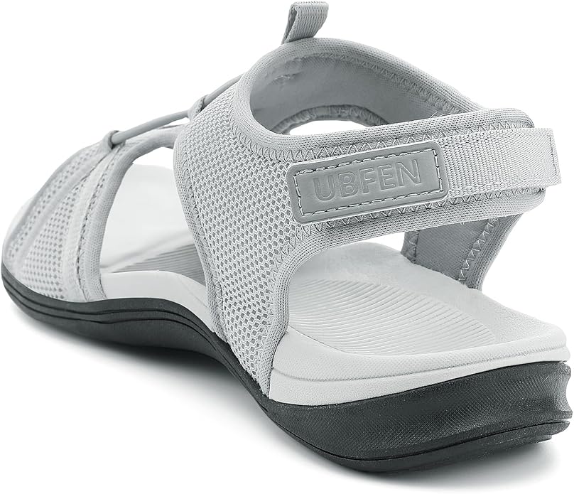 UBFEN Womens Hiking Sandals Comfortable Walking Sandals Summer Sport Breathable Arch Support