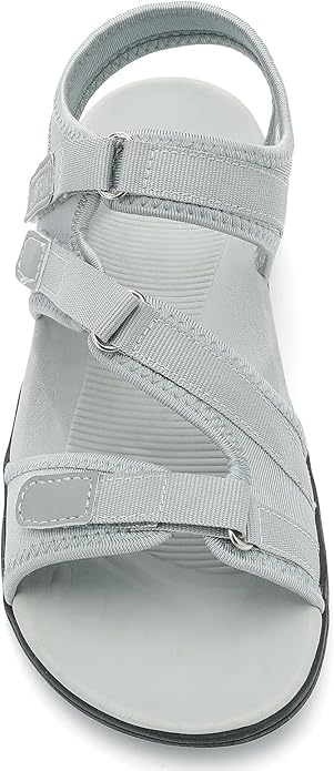 UBFEN Womens Hiking Comfortable Sport Walking Sandals Outdoor Athletic Water Sandals with Three Adjustable Straps
