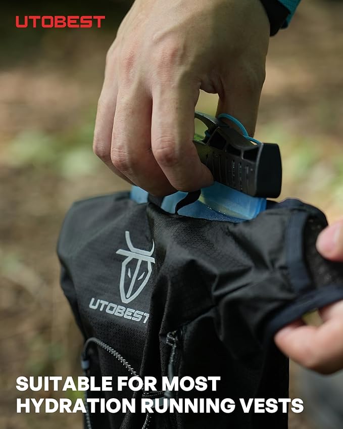 UTOBEST Hydration Bladder,TPU Water Bladder,Water Bladder for Hiking Backpack,BPA Free,Wide Opening,Leak-Proof,Water Reservoir for Hiking Cycling Camping Running