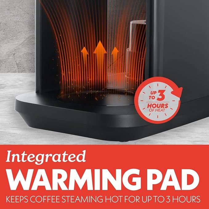 Gourmia 10-Cup Grind & Brew Coffee Maker – Built-in Adjustable Grinder, Programmable Digital Timer, 3 Brew Strengths, 4-Hour Keep-Warm, Auto Shut-Off, Pause & Serve, Glass Carafe, Stainless Steel