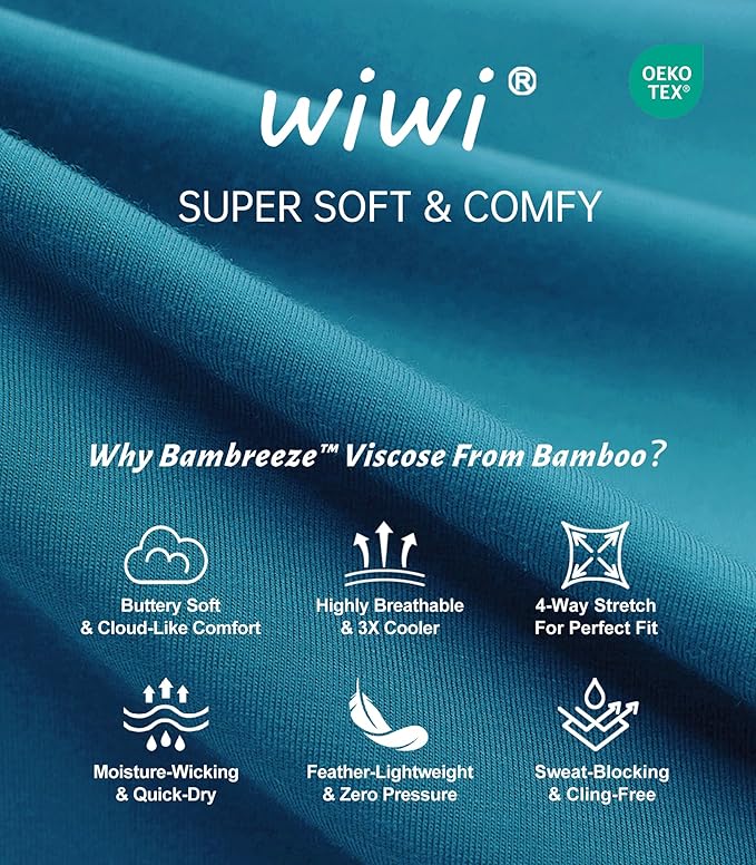 WiWi Soft Viscose from Bamboo Underwear for Women Thermal Long Johns Sets Super Warm Base Layer Top Pants Pajamas Set S-3X