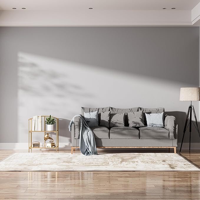 Crofy No Assembly Folding Bookshelf for Living Room, 2 Tier Gold Collapsible Book Shelf for Home Office, Portable Bookcase Storage Organizer