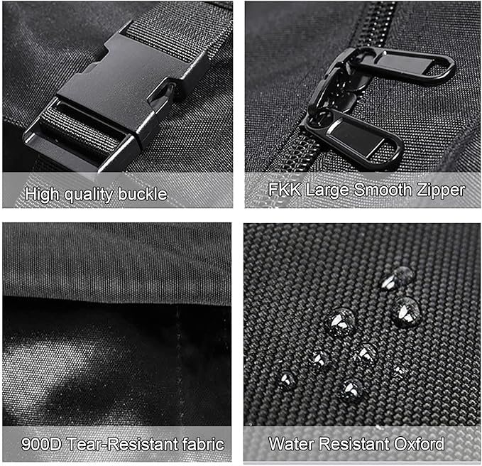 Travel Duffle Bag,Foldable Extra Large Duffel Bags,carry on Travel Bag For Men And Women Camping/Moving Boxes/Airplanes/Hospital/Tent (106 Liter, Black)