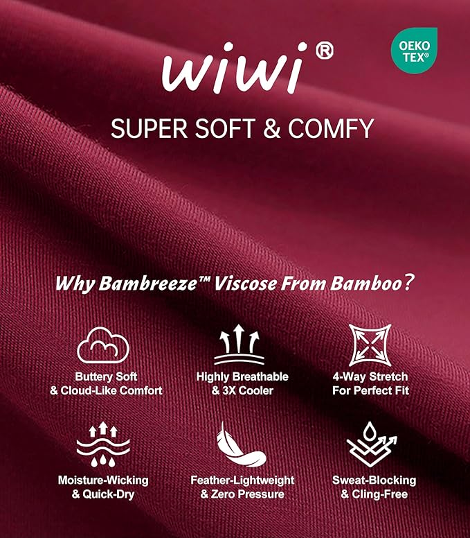 WiWi Soft Viscose from Bamboo Underwear for Women Thermal Long Johns Sets Super Warm Base Layer Top Pants Pajamas Set S-3X