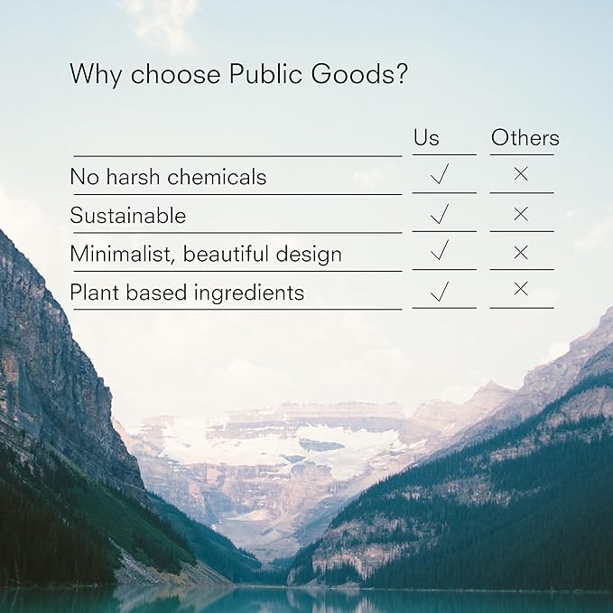 Public Goods Bar Soap for Women & Men | Hand & Body Soap for Sensitive Skin | Natural Fragrance from Organic Essential Oils | Non Toxic Soap for Bath & Shower | Vegan Friendly | Made in USA | 5 Oz