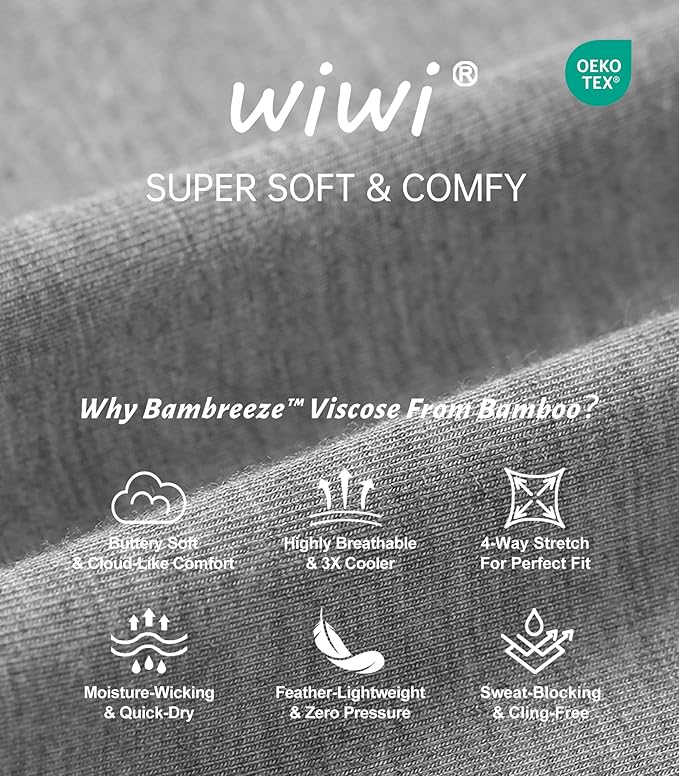 WiWi Soft Viscose from Bamboo Underwear for Women Thermal Long Johns Sets Super Warm Base Layer Top Pants Pajamas Set S-3X