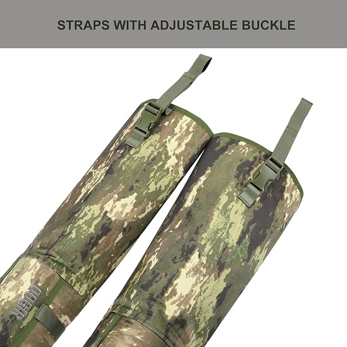 QOGIR Snake Guard Protection Chaps: Snake Bite Protection for Ankle to Thigh Snake Chaps, Waterproof Snake Gaiters