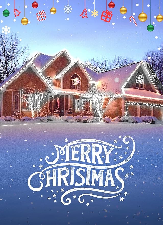 C9 LED Christmas Lights Outdoor, 81 Feet 100 LED String Light with Timer & 8 Lighting Mode, Waterproof Commercial Grade Christmas Tree Lights for Outside Indoor Roofline Patio, Pure White|2 Pack