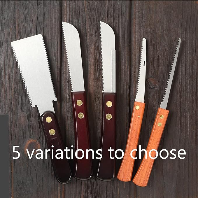 Woodworking Saw MINI Kataba Single Edge Flush cut, Japanese Pull Saw for Woodworking and Wood Craftsmanship, (Single Edge)