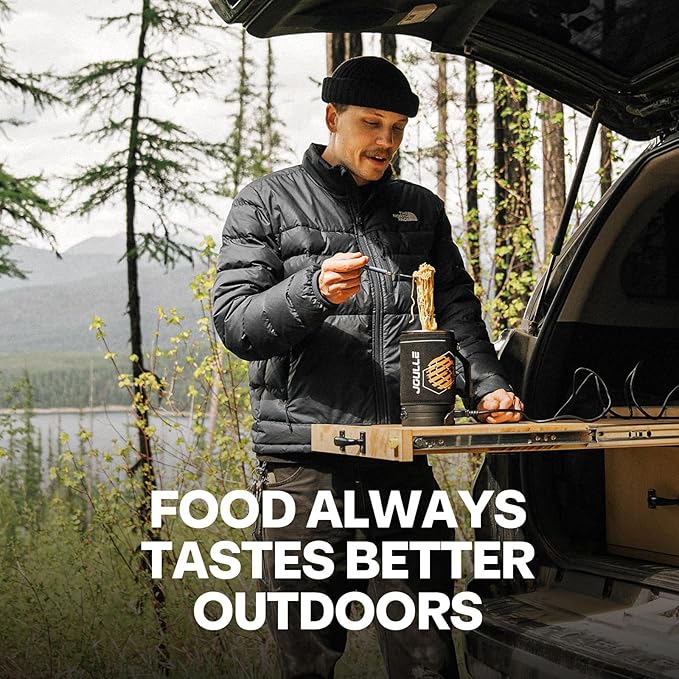 Joulle Kettle Pot, 500 W Electric Camping Stove, 3 Mode Portable Tea Kettle, Small Travel Water Boiler, Versatile Outdoor Cooking Gear for Car Camping, Vanlife, Overland, Ev Tripe