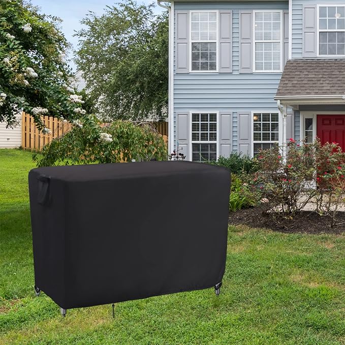 Kingling Outdoor Table Cover 42 Inch, Waterproof Prep Table Covers Bar Table Protection Cover for Patio Table/Furniture - 42''L x 22''W x 35''H