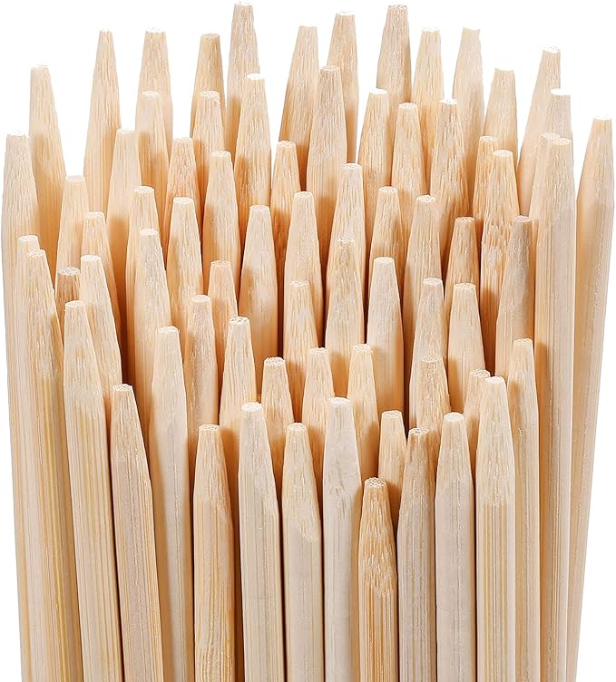 240 PCS Smores Sticks 36" Long 5mm Thick, Marshmallow Roasting Smore Sticks Bamboo, Disposable Marshmellow Sticks Camping Heavy Duty SMores Skewers for Outdoor Fire Pits Campfires Hot Dog Sausage