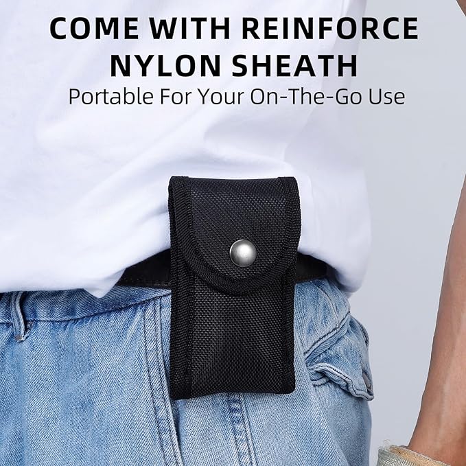 HANSHI G10 Handle Multitool Pliers with YG10 Tungsten Steel Replaceable Wire Cutters 12 in 1 Multi Tool Pocket Knife with Safety Lock,Saw,Bottel Opener for Camping,Survival with Nylon Sheath (black)