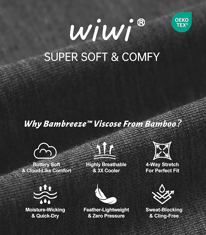 WiWi Soft Viscose from Bamboo Underwear for Women Thermal Long Johns Sets Super Warm Base Layer Top Pants Pajamas Set S-3X