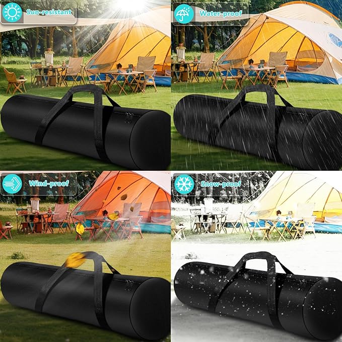 Kovshuiwe 48-Inch Camping Chair Storage Bag, Large Folding Chair Carry Bag Nylon Storage Tent Bag with Handle Strap for Travel Outdoor Camping Sports-48x11x11inch(Bag only)