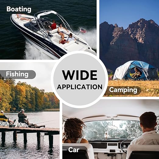 Boat Trash Can, Portable Boat Trash Bag, Reusable Boat Garbage Bag, Easy to Install & Clean, 3.96 Gallons Multi-Purpose Boating Equipment Accessories for Fishing Kayak Pontoon Boat (1PCS Blue)