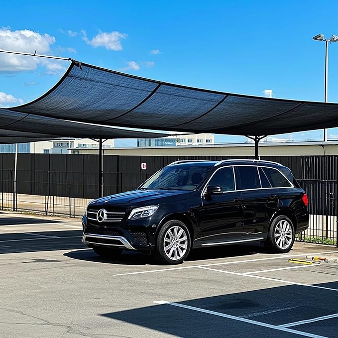 winemana 90% Black Shade Cloth, 3.3 x 10 FT Garden Mesh Tarp for Plants Heat Protection with Grommets, Sunshade Plant Cover for Greenhouse, Barns Kennel, Outdoor Netting Screens for Patio & Porch