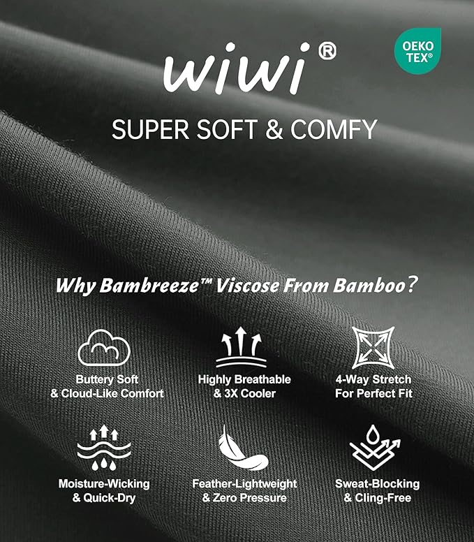 WiWi Soft Viscose from Bamboo Underwear for Women Thermal Long Johns Sets Super Warm Base Layer Top Pants Pajamas Set S-3X