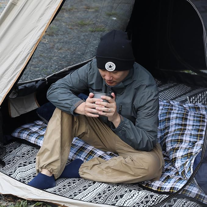 REDCAMP Cotton Flannel Sleeping Bag for Camping Backpacking, Adults Cold Weather Envelope Sleeping Bags with 2/3/4/6lbs Filling