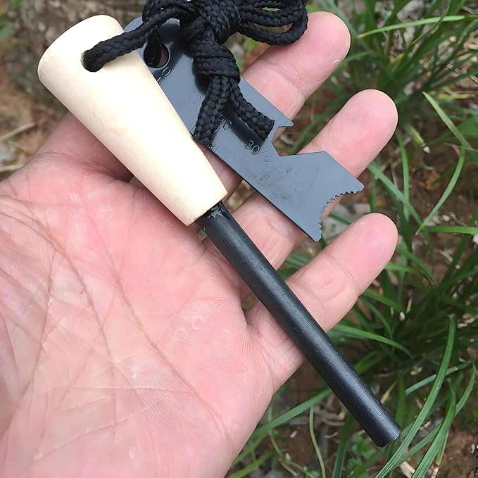 eGreen Fire Starter Kit β 10 to 30 Magnesium Bags with 3.15" Ferro Rod + Optional 60-Minute Wax Rope β Emergency Survival Ignition Set for Camping & Bushcraft