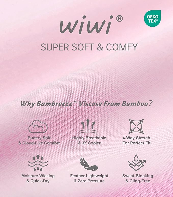 WiWi Soft Viscose from Bamboo Underwear for Women Thermal Long Johns Sets Super Warm Base Layer Top Pants Pajamas Set S-3X