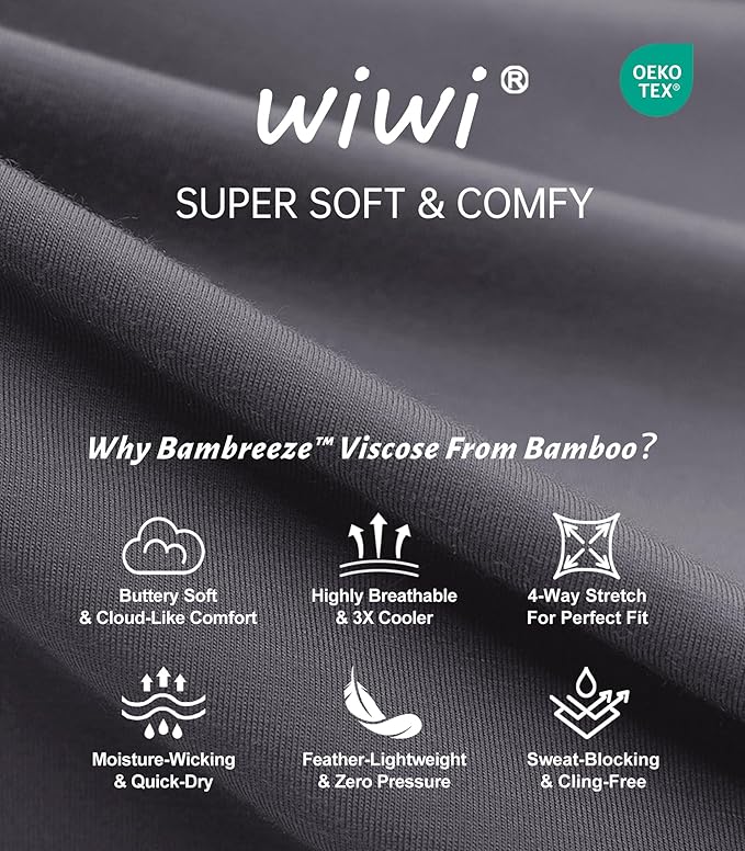 WiWi Soft Viscose from Bamboo Underwear for Women Thermal Long Johns Sets Super Warm Base Layer Top Pants Pajamas Set S-3X