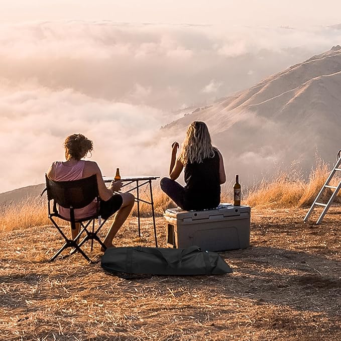 Xxerciz Folding Table Storage Bag, Outdoor Carry Bag for Coleman VILLEY Folding Camping Table, Portable Waterproof Picnic Folding Table Carry Case with Shoulder Strap