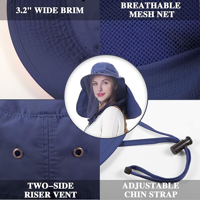 Palmyth Head Net Hat, Sun Hat Safari Hat