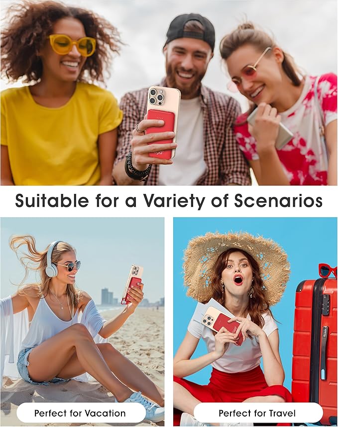 TG90° 5000mAh Ultra Slim Power Bank Built in Foldable AC Plug and Cables, Card Size Battery Pack Portable Charger for Phones, 4 in 1 External Battery Pack Compatible with iPhone, Samsung, Google