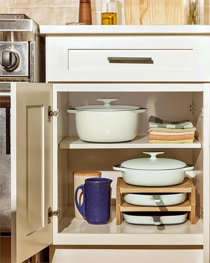 Caraway Enameled Dutch Oven - 6.5 qt Cast Iron Dutch Oven With Lid - 3 Layer Enamel Coating - No Seasoning Required - Compatible With All Stovetops - Oven Safe - No Forever Chemicals - Light Mist