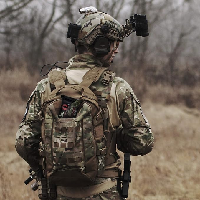 Black Unscented Camouflage Wet Wipes - Combat Wipes COMMANDO - Thick, Biodegradable, Heavy Duty Cleansing Cloths for Camping, Military, Hunting & Backpacking w/Aloe & Vitamin E (1 Pack, 25 wipes).