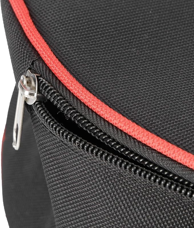 Hapivida Dishes Storage Bag, Camping Tableware Carrying Bag Round Crockery Thermal Food Carrier Dinnerware Bag BBQ Cookware Organizer for Outdoor Hiking Plate Bowl Pot