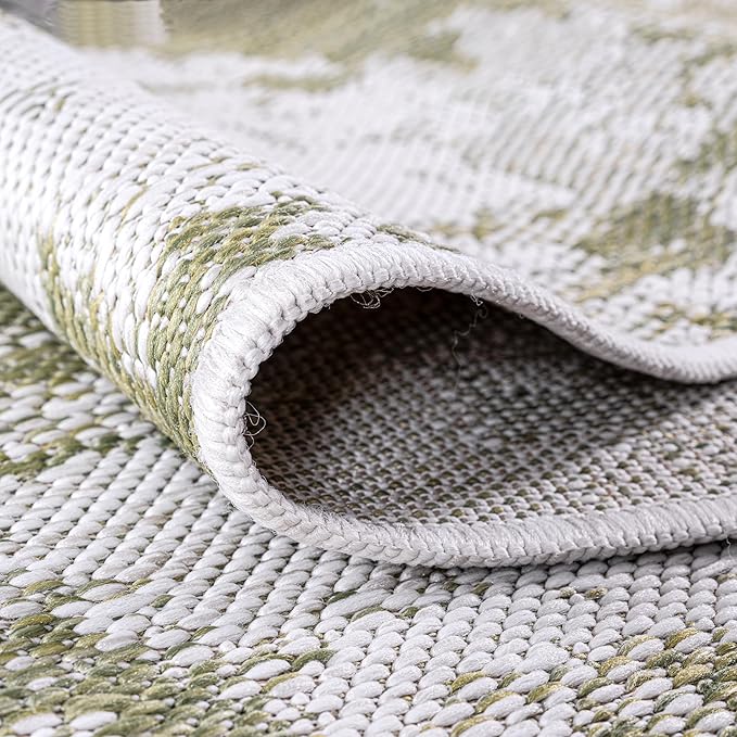 Keen Home Design Terrace Outdoor Area Rug - 12x15 Washable Indoor/Outdoor Rug for Patio, Kitchen, Balcony, Beach, Garden, Deck and Porch, Size: 12'x15'