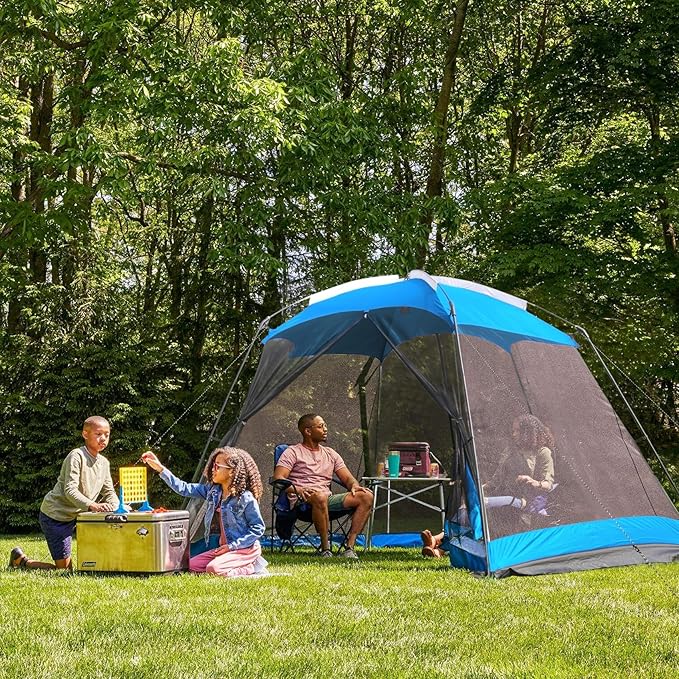 Hyper Venture Screen House 15x13 FT Mesh Canopy Tent Camping Gazebo Shelter for 8-10 People Outdoor Party Activities