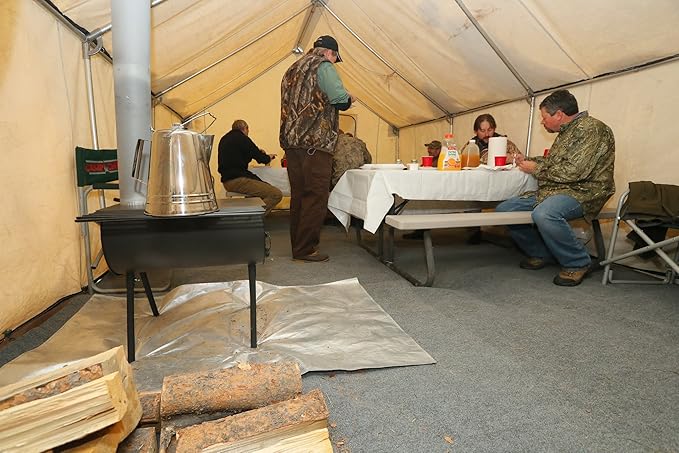 Camp Chef Alpine Heavy Duty Cylinder System - Wood-Burning Stove System for Wall Tent Camping - Camping Gear