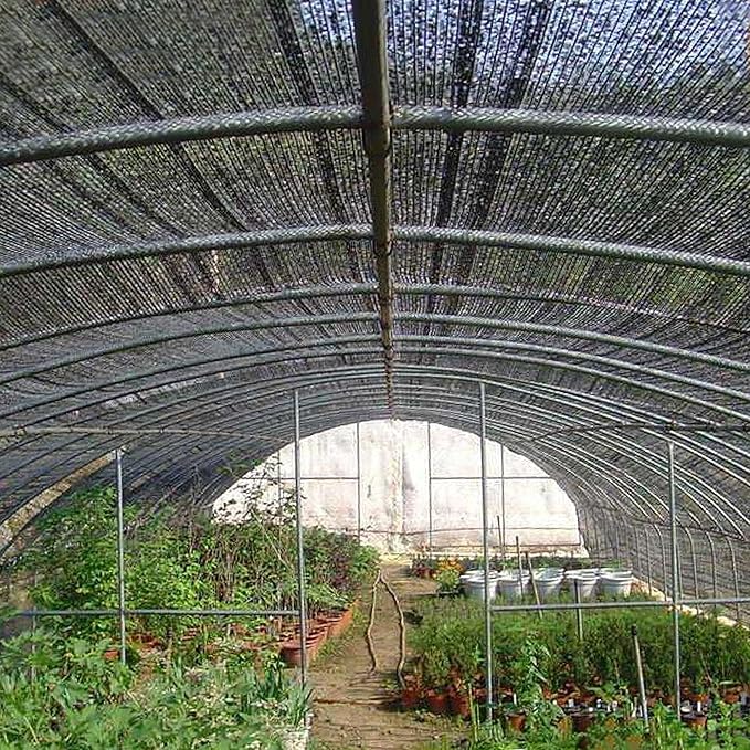 winemana 50% Black Shade Cloth, 20 x 48 FT Durable Mesh Tarp with Grommets, Garden Sunblock Shade Cloth Shading Antifreezing for Plants Cover, Greenhouse, Barns Kennel, Patio, Tomatoes